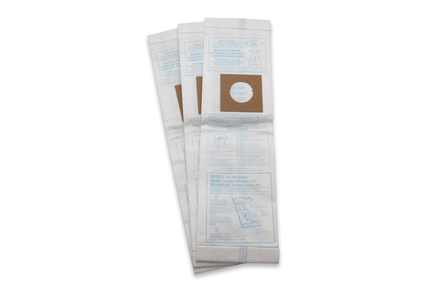 Type A Allergen Bag - 3 Pack