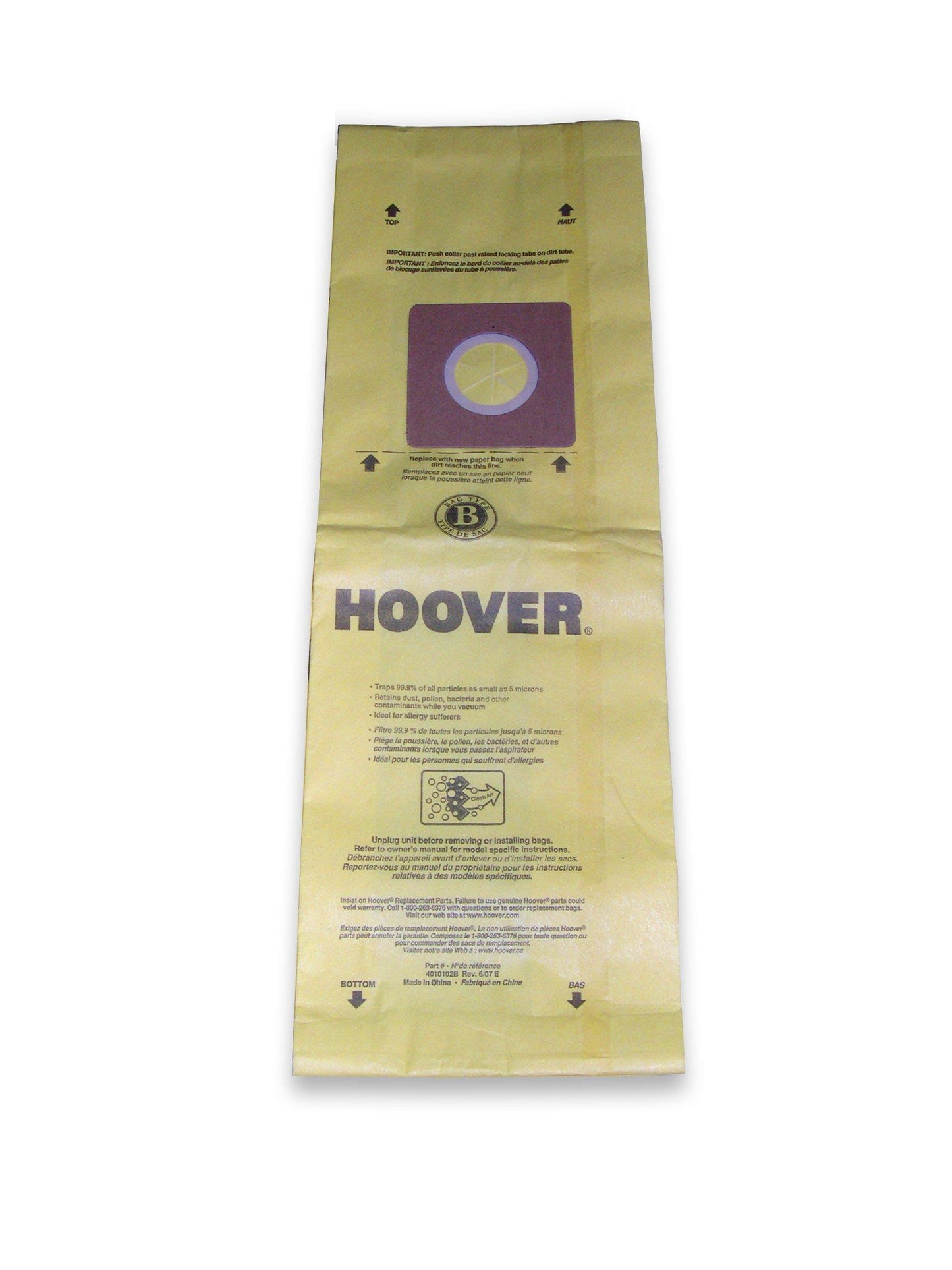 Type B Allergen Bag - 3 Pack