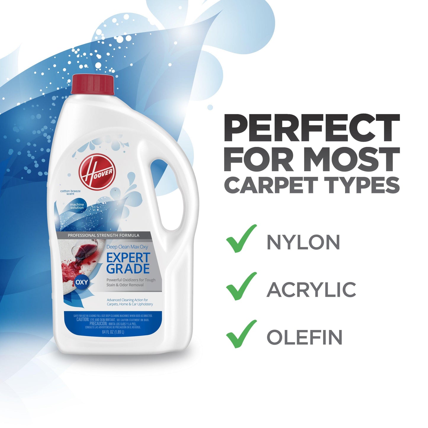 WBD DEEP CLEAN MAX OXY - EXPERT CLEAN CARPET CLEANING SOLUTION  (64oz)