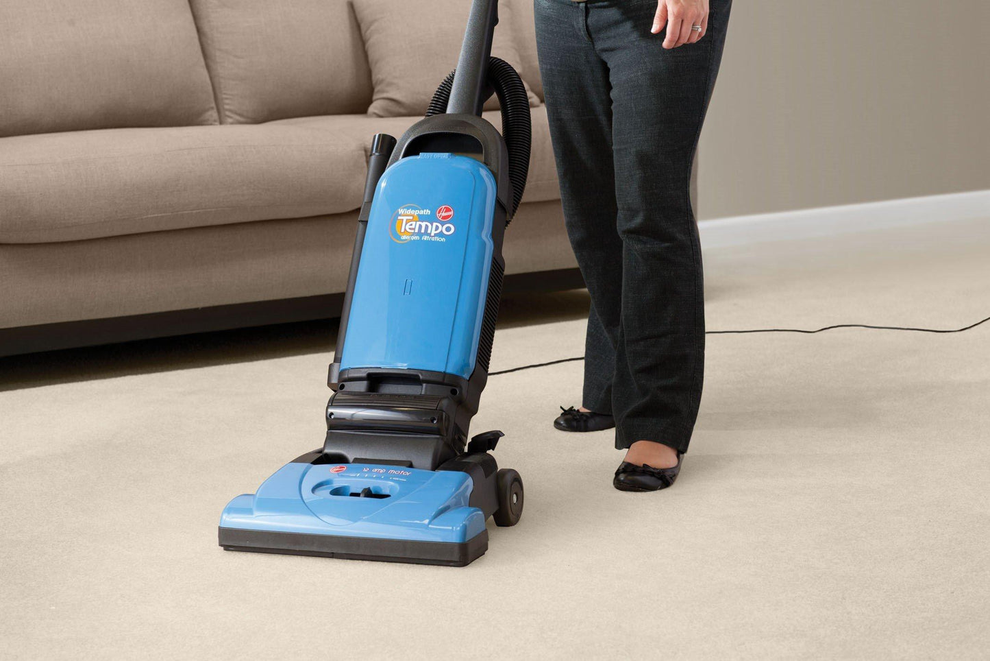 Reconditioned Tempo Widepath Bagged Upright Vacuum