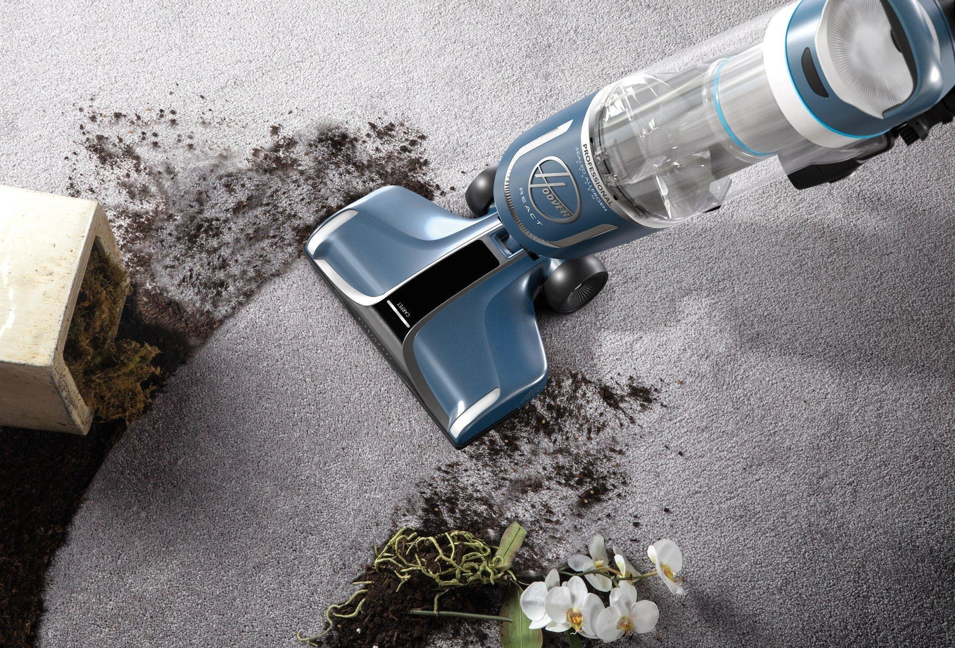 Hoover® REACT™ Professional Pet Plus Upright Vacuum hooverstaging